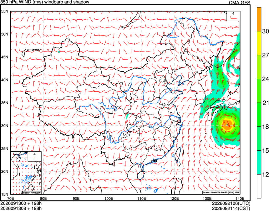 09/13 00时 +198小时