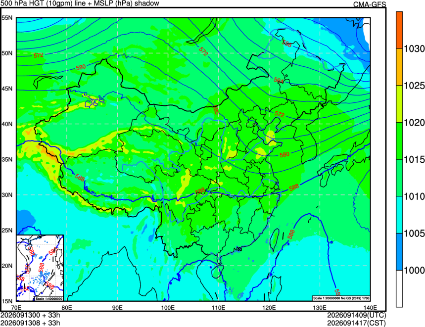 09/13 00时 +033小时