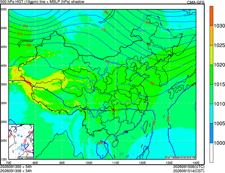 09/13 00时 +054小时