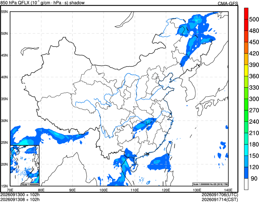 09/13 00时 +102小时