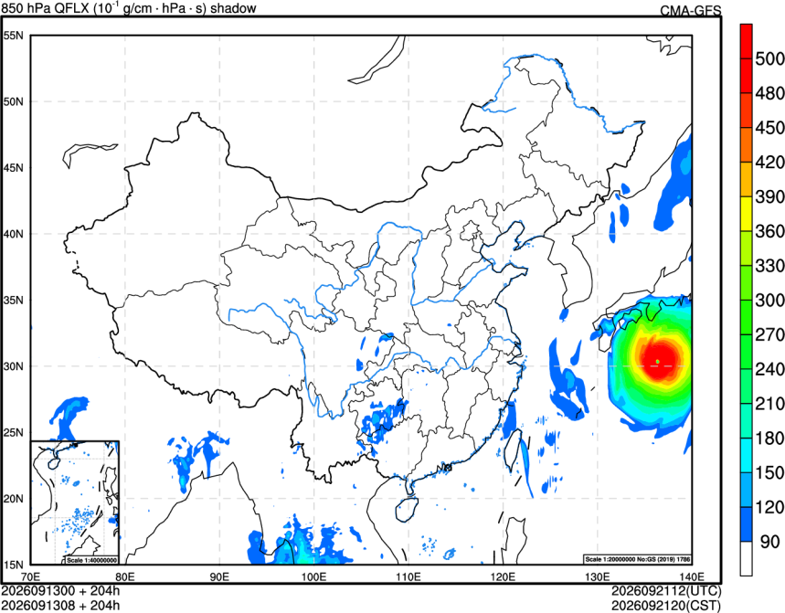 09/13 00时 +204小时