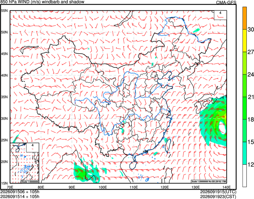 09/15 06时 +105小时