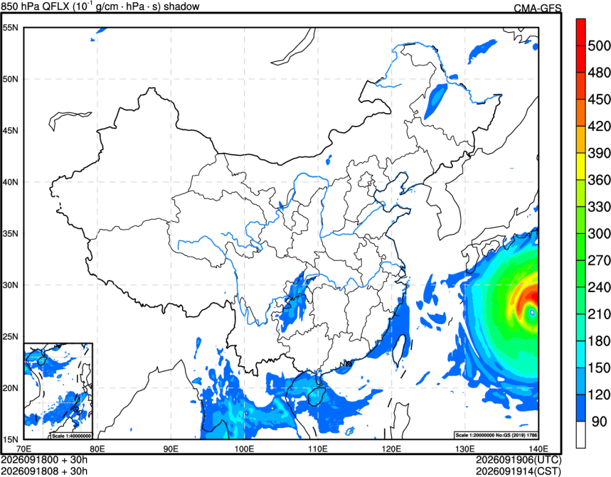 09/18 00时 +030小时