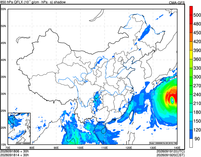09/18 06时 +030小时