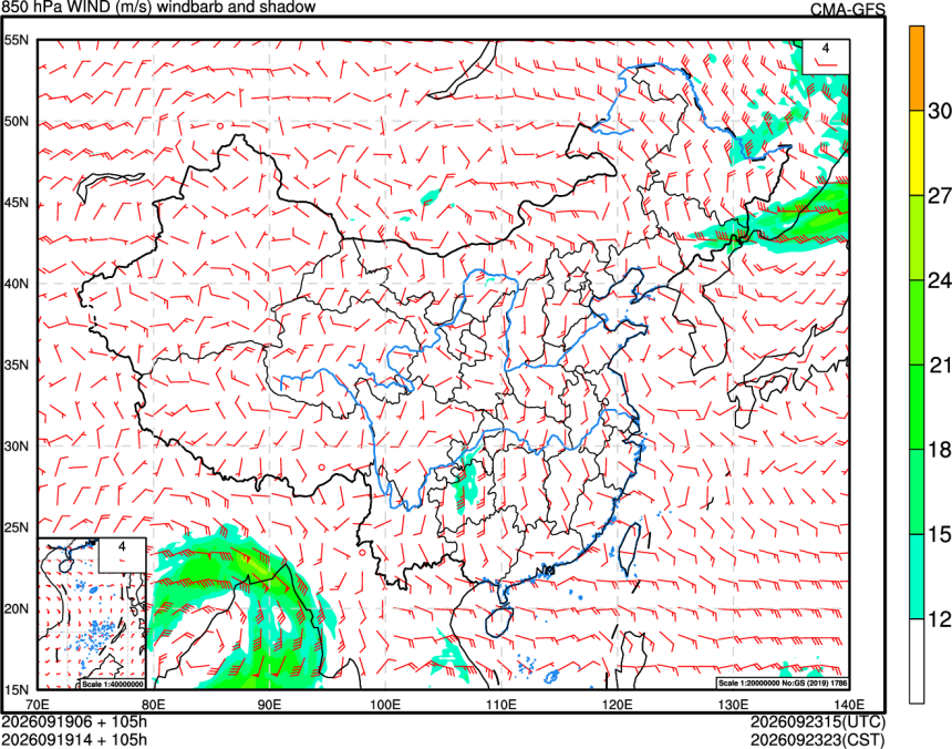 09/19 06时 +105小时