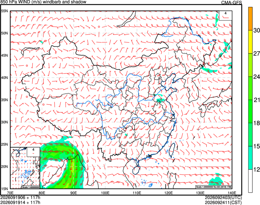 09/19 06时 +117小时