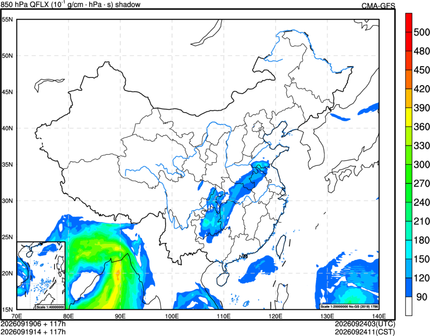 09/19 06时 +117小时
