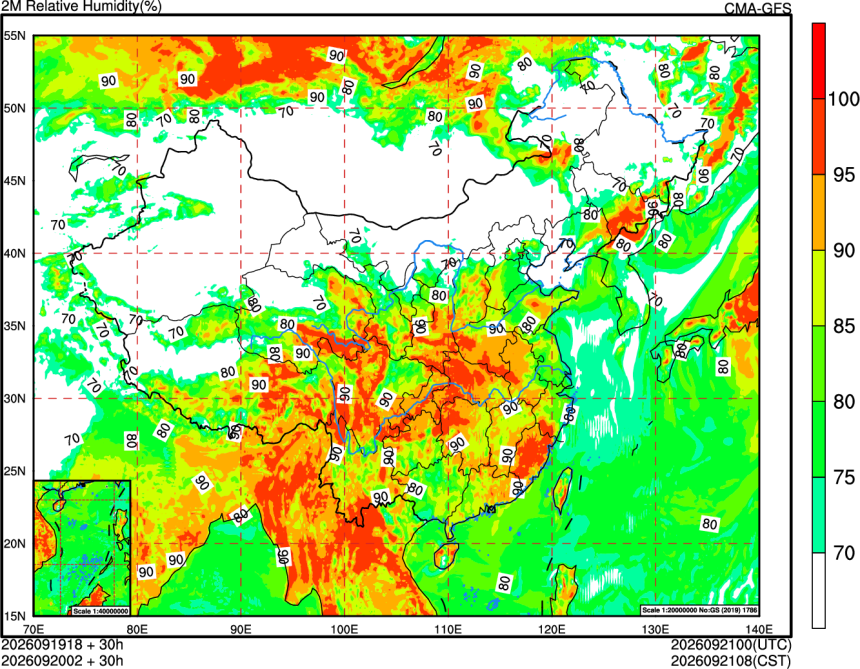 09/19 18时 +030小时