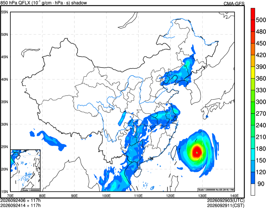 09/24 06时 +117小时