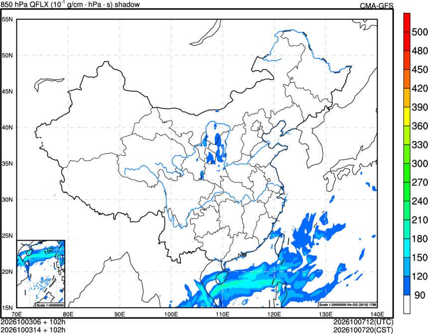 10/03 06时 +102小时