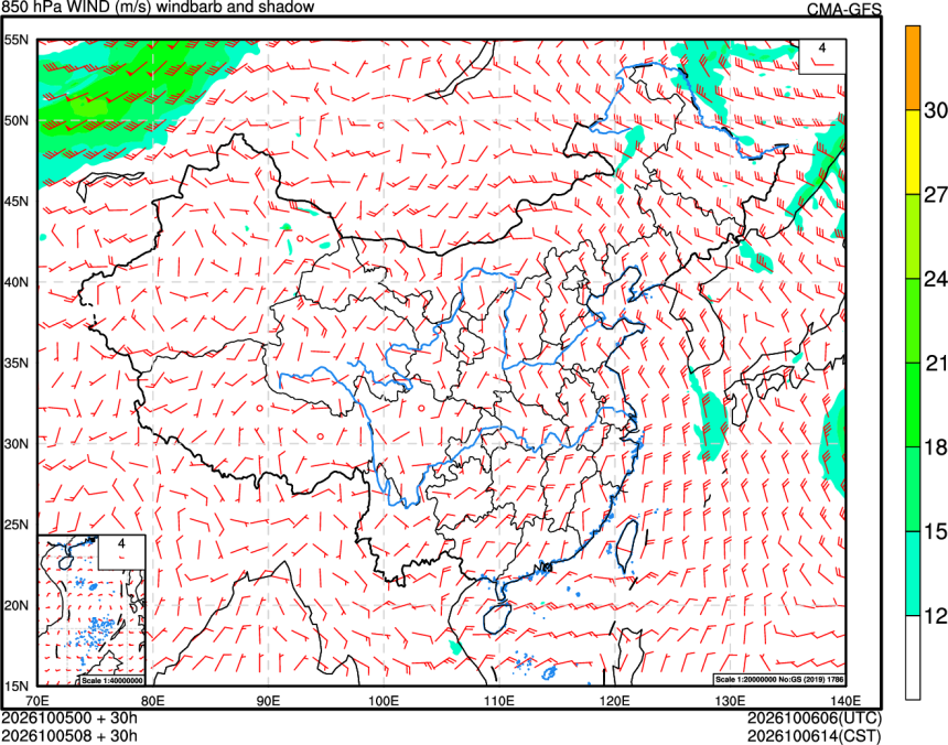 10/05 00时 +030小时