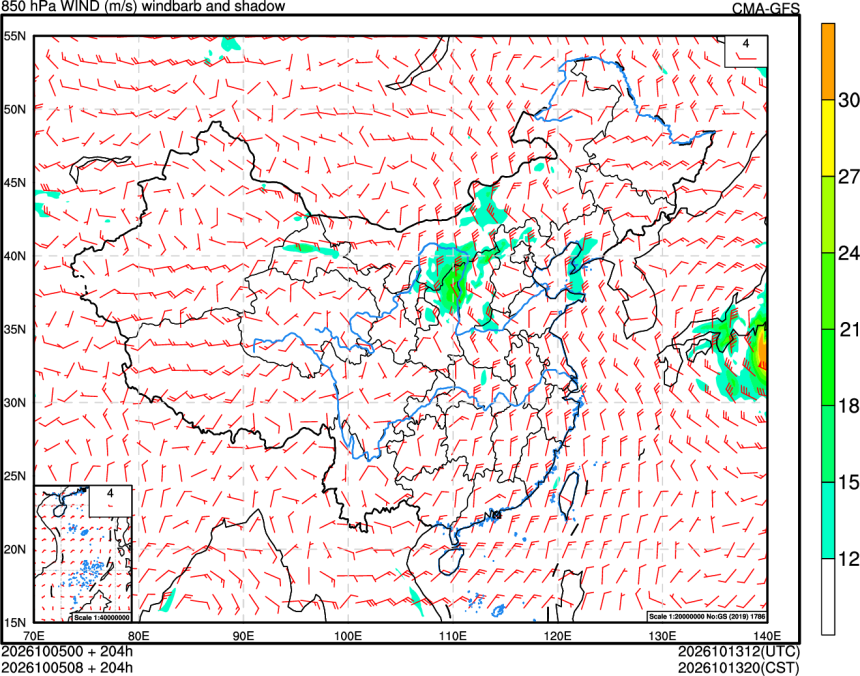 10/05 00时 +204小时