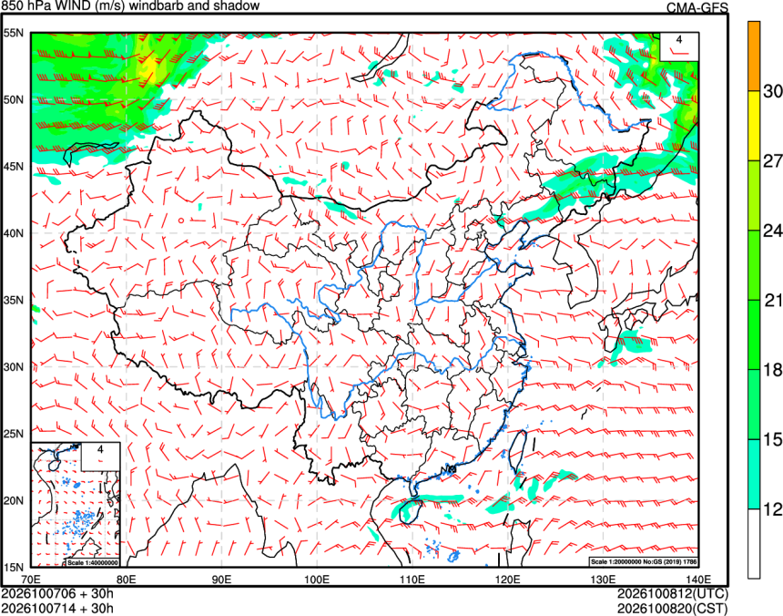 10/07 06时 +030小时