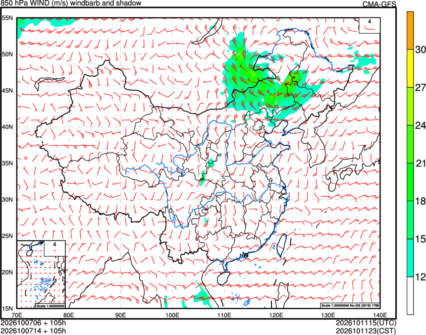 10/07 06时 +105小时
