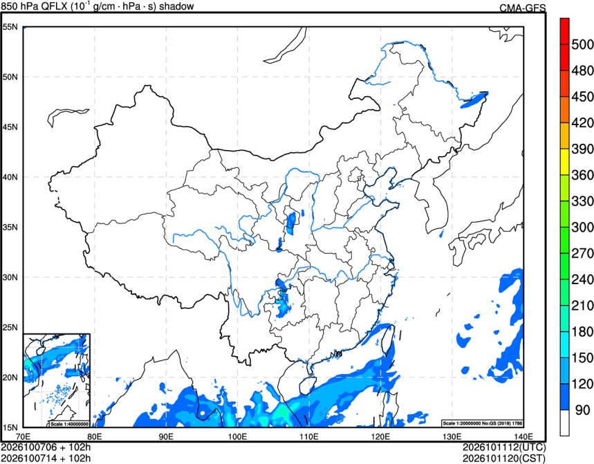 10/07 06时 +102小时