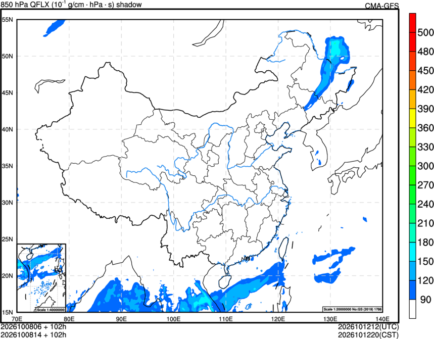 10/08 06时 +102小时