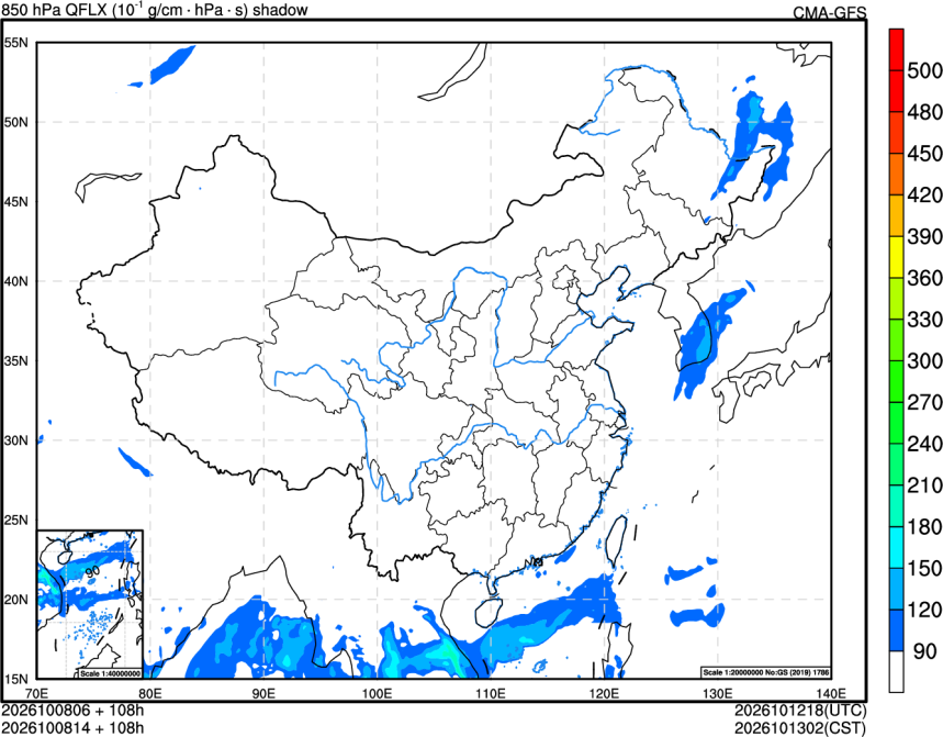 10/08 06时 +108小时