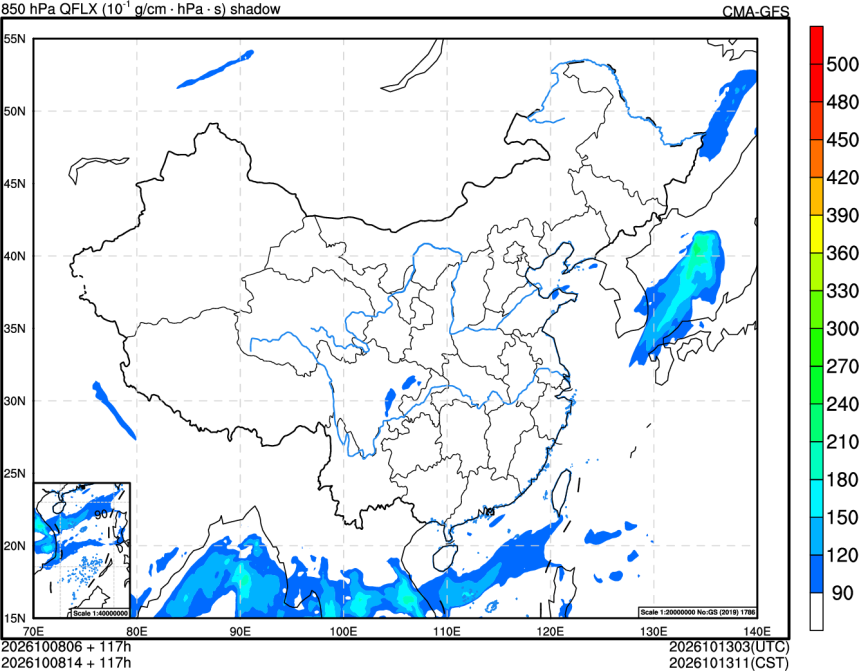 10/08 06时 +117小时