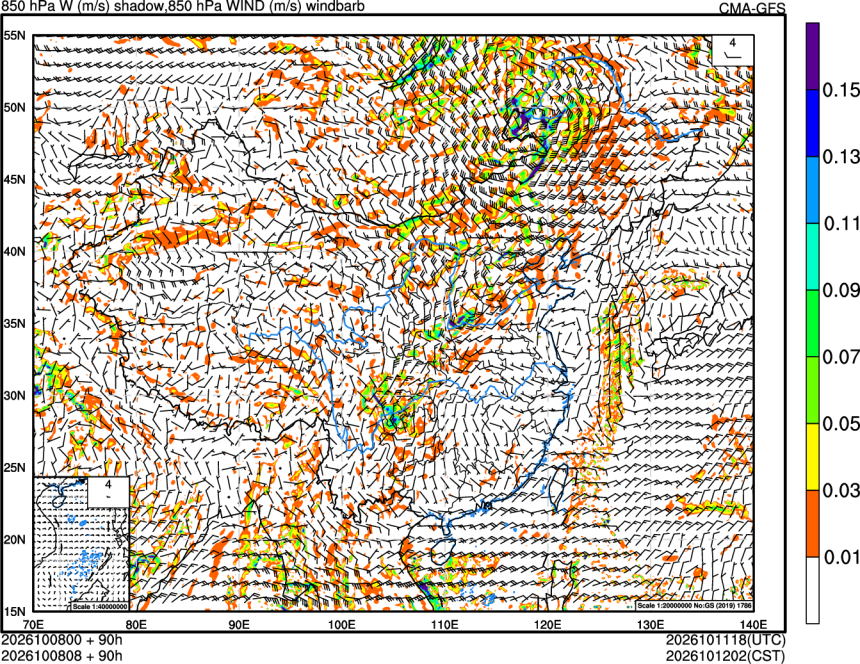 10/08 00时 +090小时