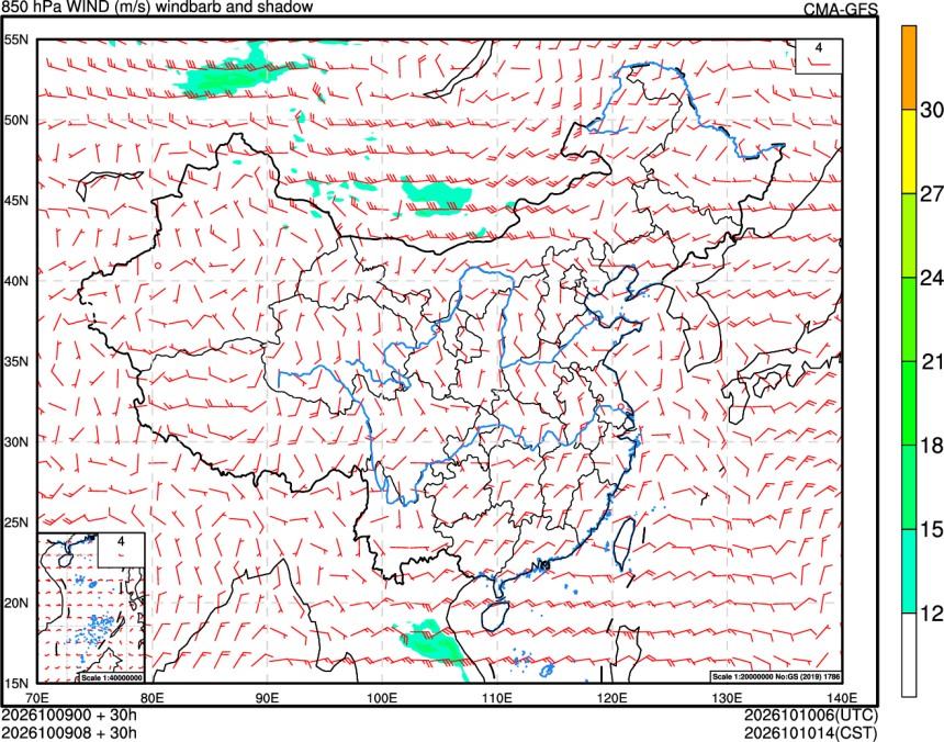 10/09 00时 +030小时