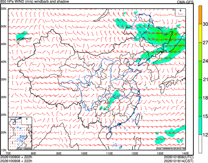 10/09 00时 +222小时