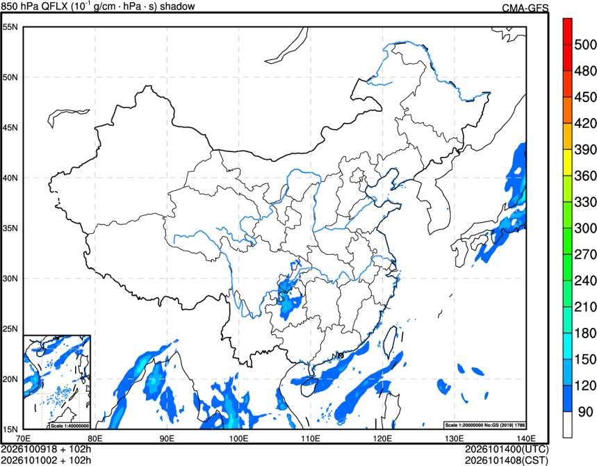 10/09 18时 +102小时