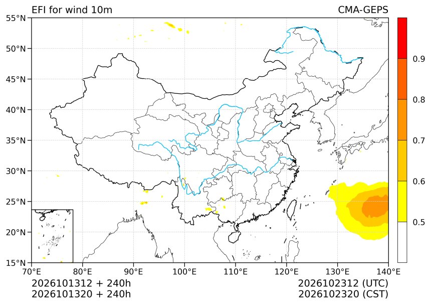 10/13 20时 +240小时