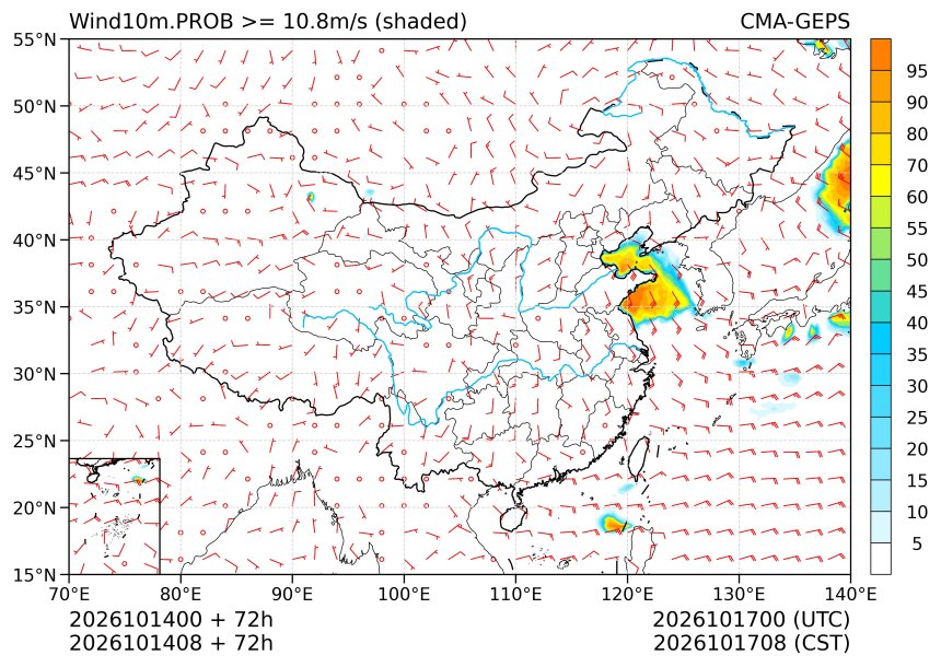 10/14 08时 +072小时