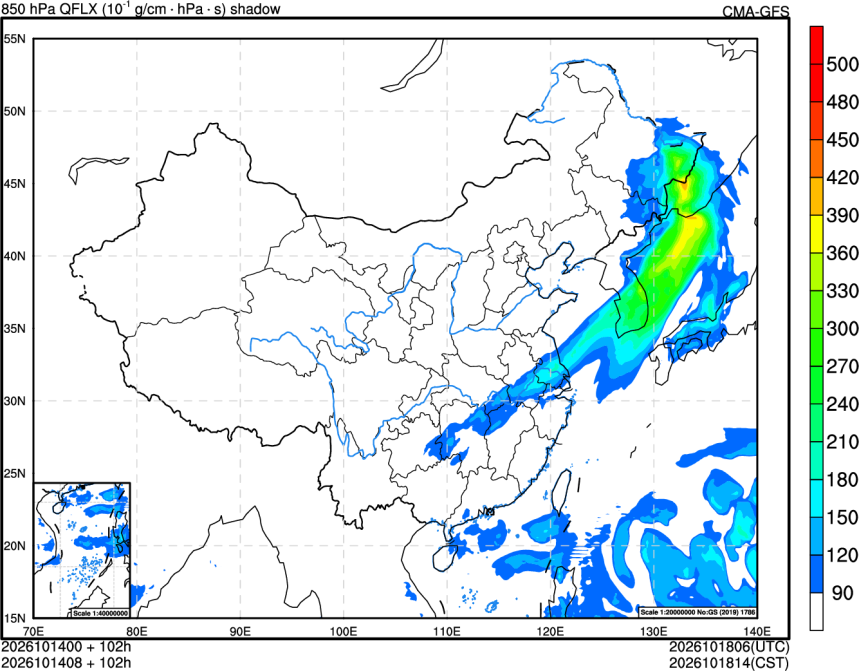 10/14 00时 +102小时