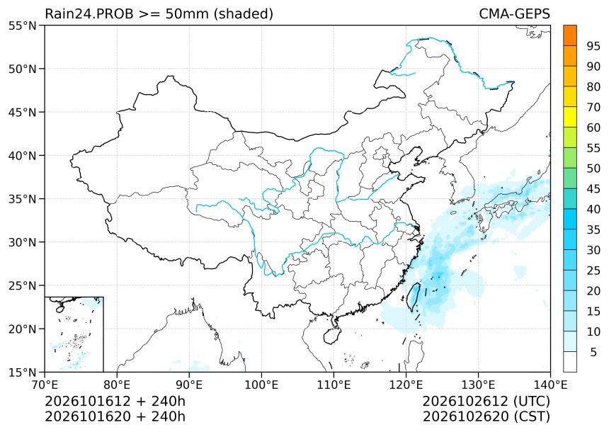 10/16 20时 +240小时