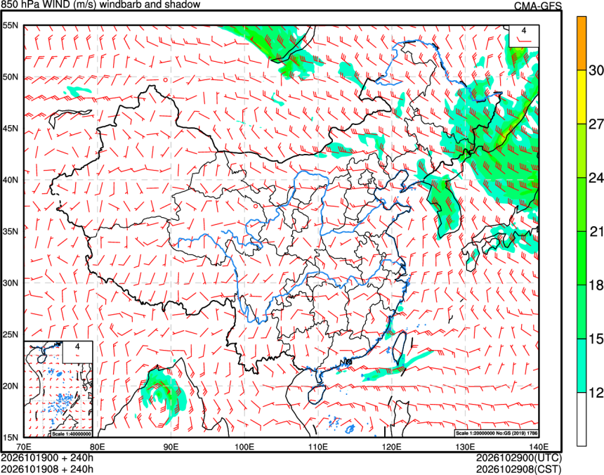 10/19 00时 +240小时