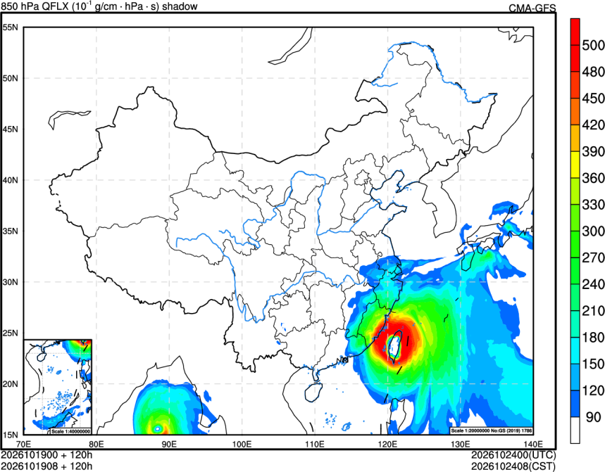 10/19 00时 +120小时