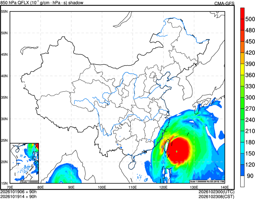 10/19 06时 +090小时