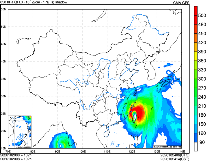 10/20 00时 +102小时