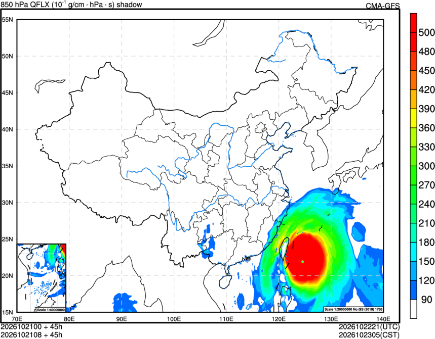 10/21 00时 +045小时