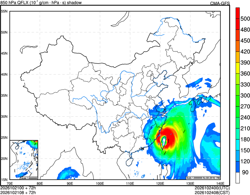 10/21 00时 +072小时