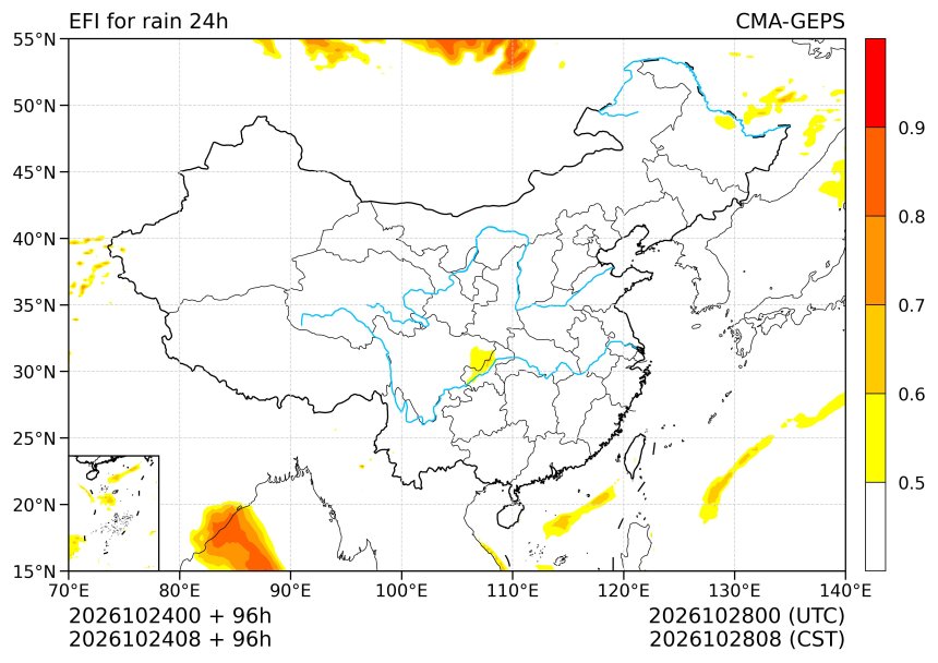 10/24 08时 +096小时