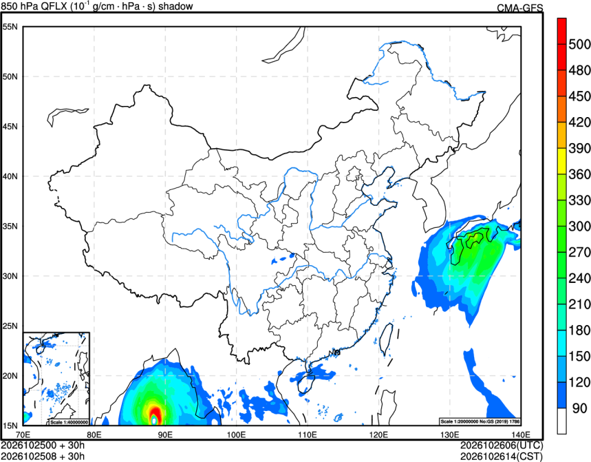10/25 00时 +030小时