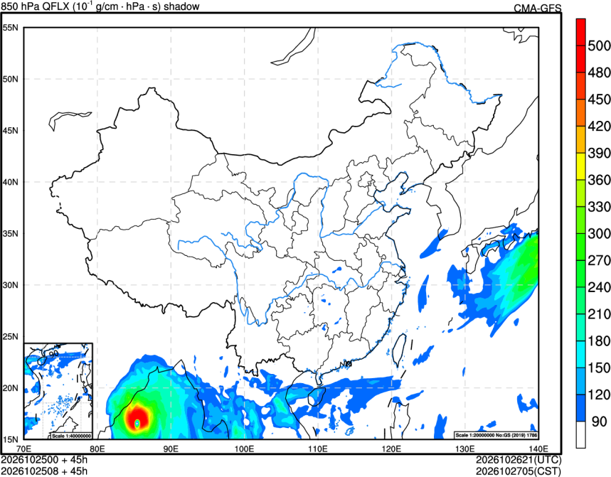 10/25 00时 +045小时